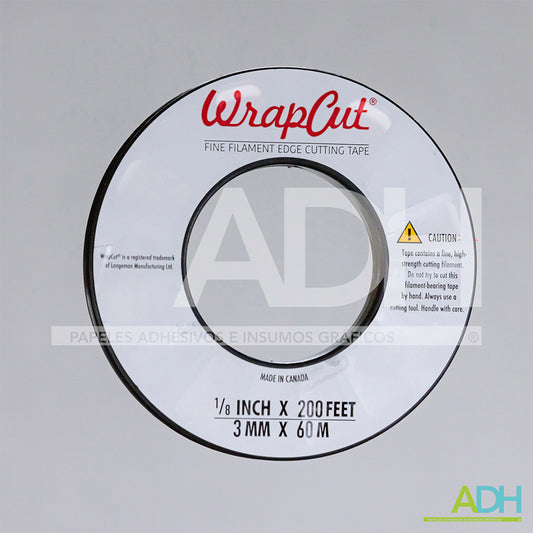 CINTA WRAPCUT PARA CORTE DE VINILO DE 3 MM X 60 MT