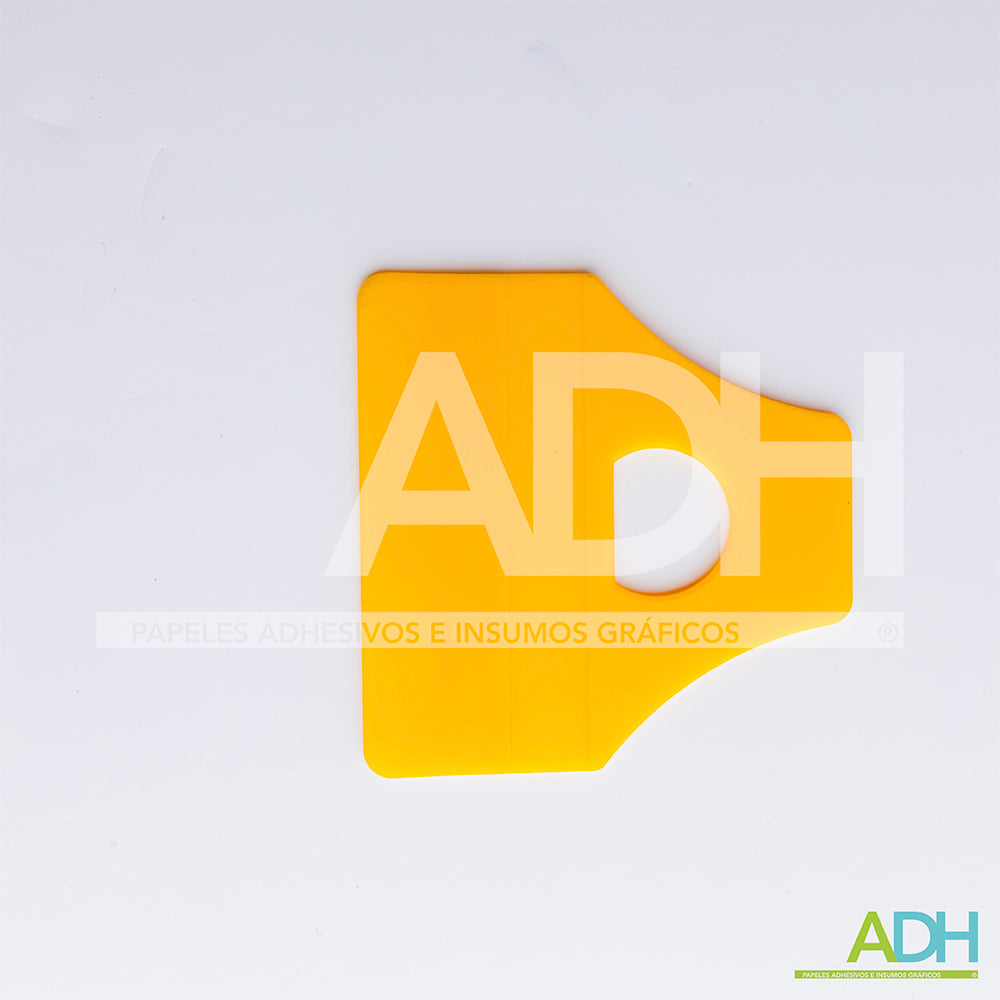 ASENTADOR PLASTICO BLANCO / AMARILLO ECONOMICO