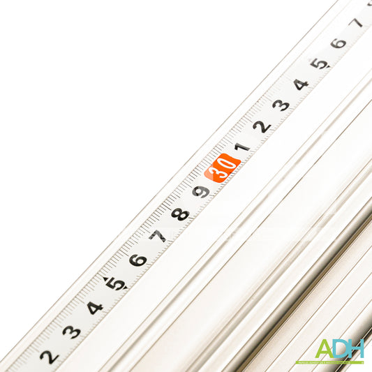 REGLA DE SEGURIDAD DE ALUMINIO X 1.3 MT ADH