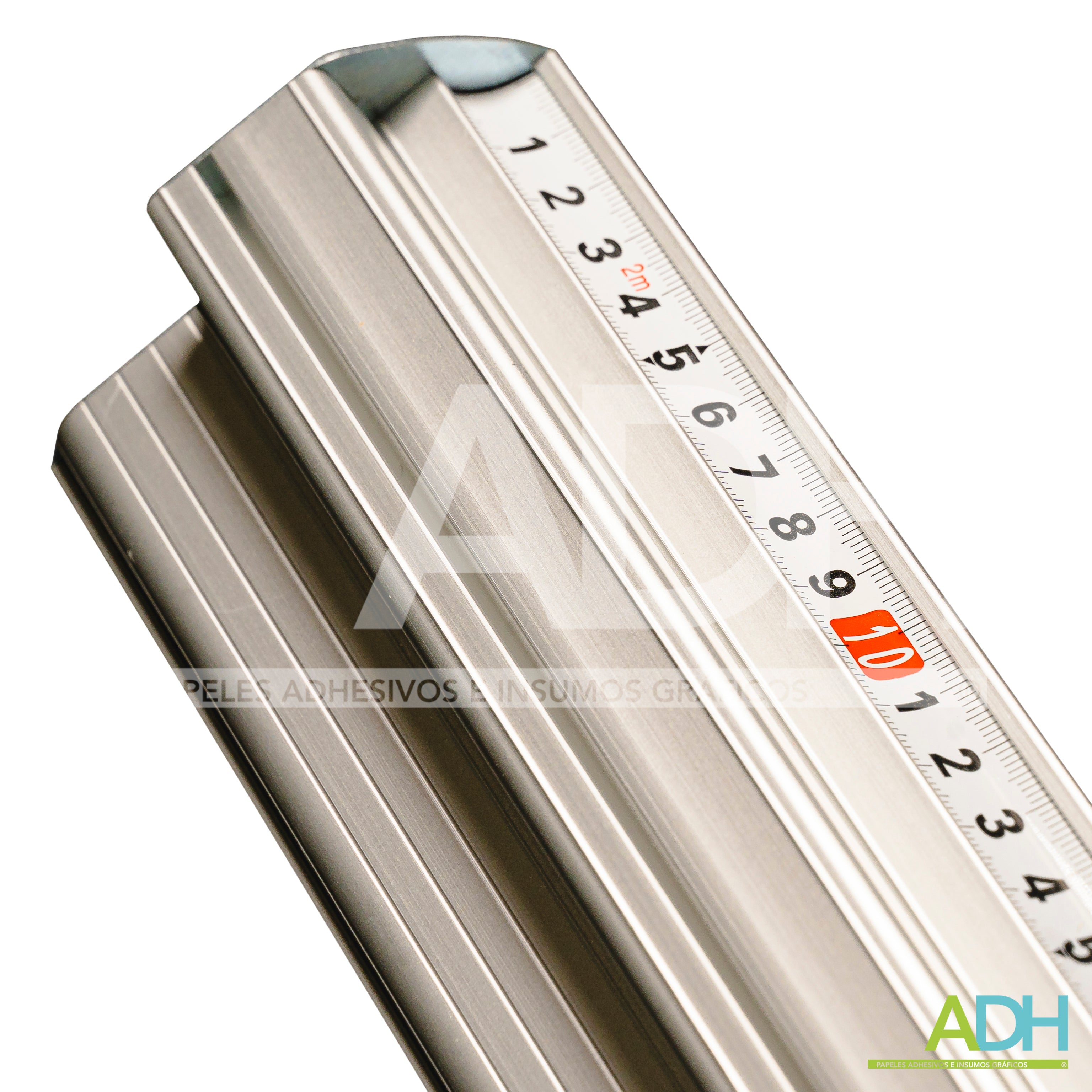 REGLA DE SEGURIDAD DE ALUMINIO X 1 MT ADH