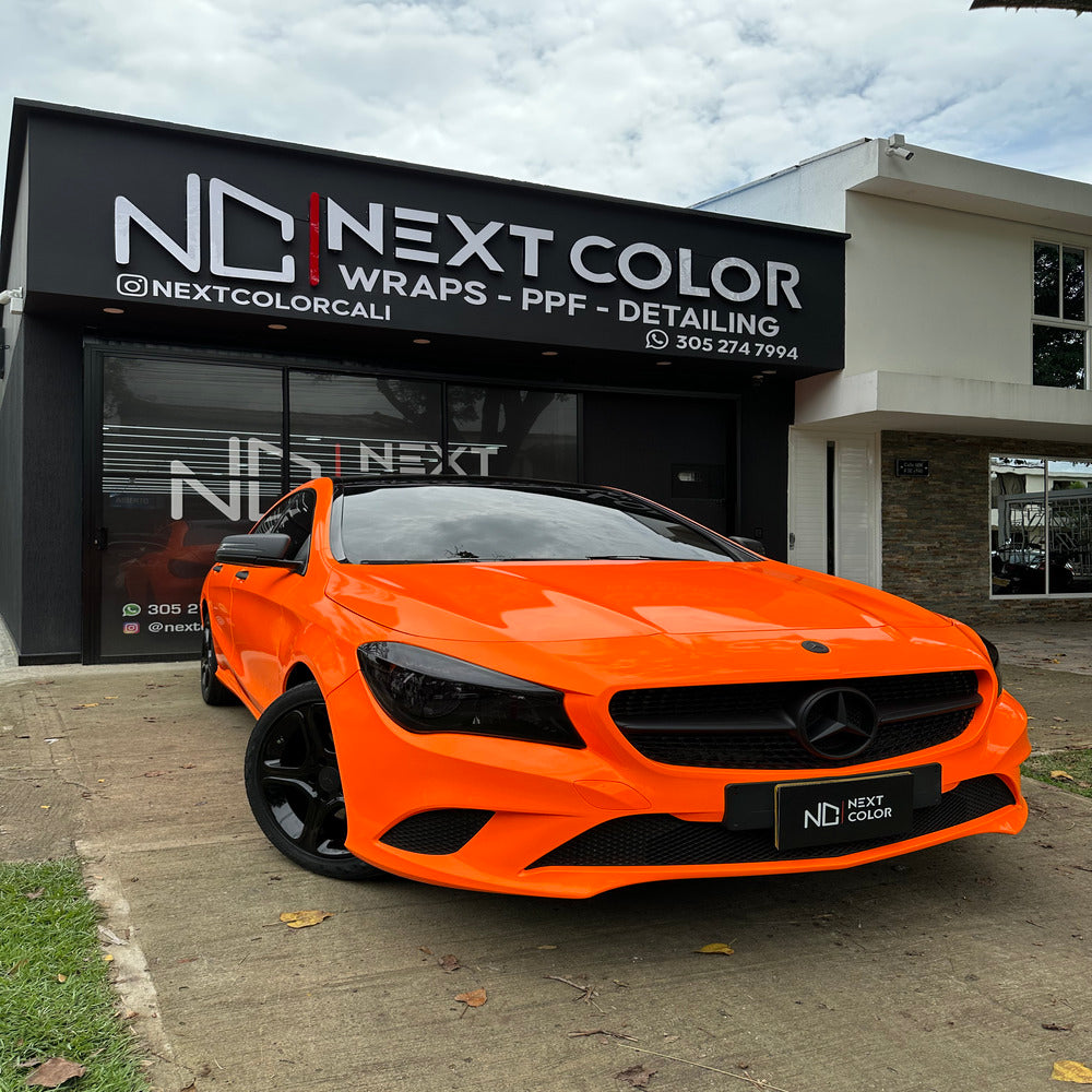 WRAP ORANGE FLUORESCENTE GLOSS HX20614B DE 1.52MT