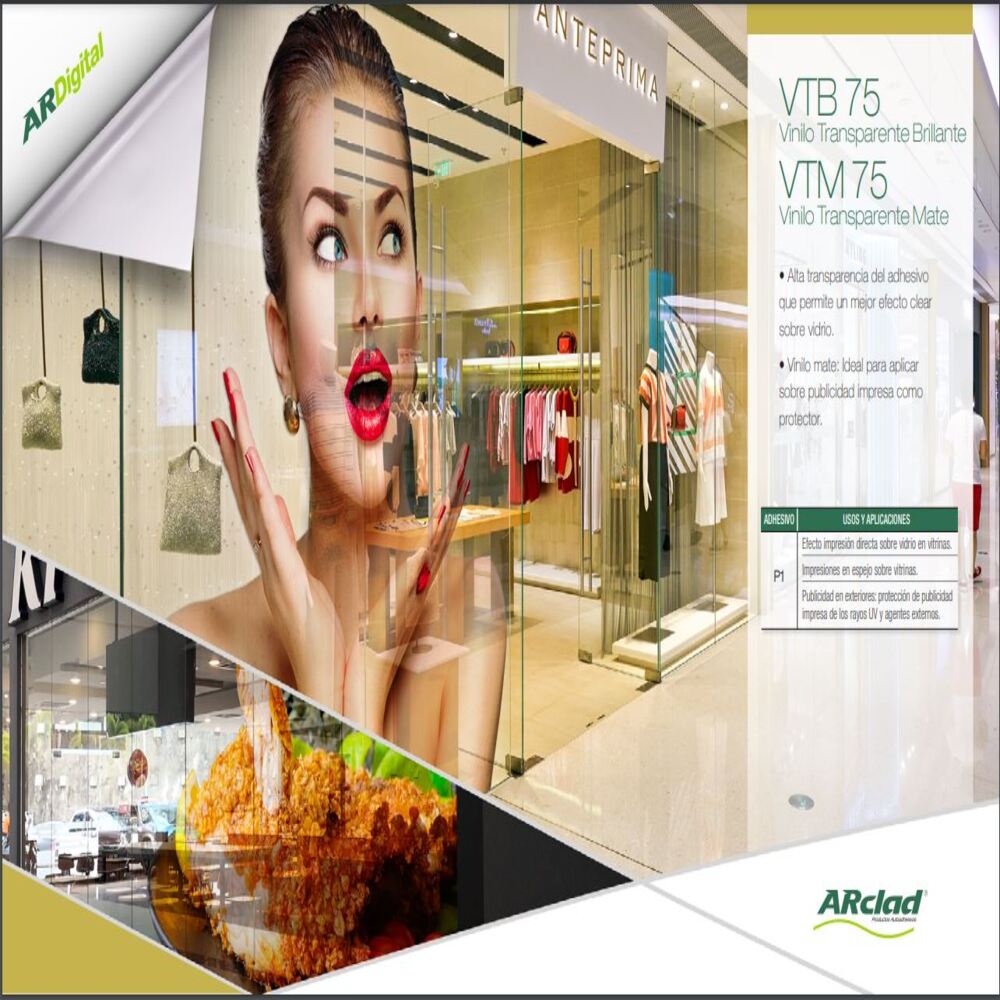 VINILOS TRANSPARENTES DE IMPRESIÓN Y LAMINACIÓN