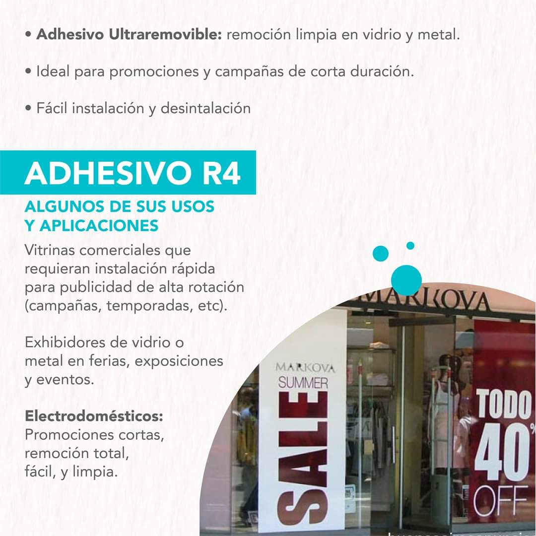 Vinilo Transparente ARclad Ultraremovible R4 de 1.52MT (Similar estático)